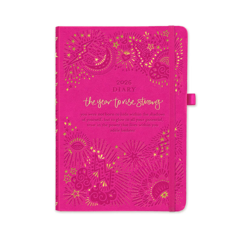 2026 Diary: The year to rise strong - Positively Pink Diary Intrinsic 