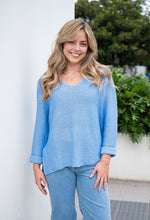 Izzy Knit - Cornflower Knit Silver Wishes 