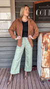 Kiran Corduroy Overshirt - Caramel Top Mutig 