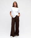 Noir Racer Pant - Bitter Choc Jeans Label Of Love 