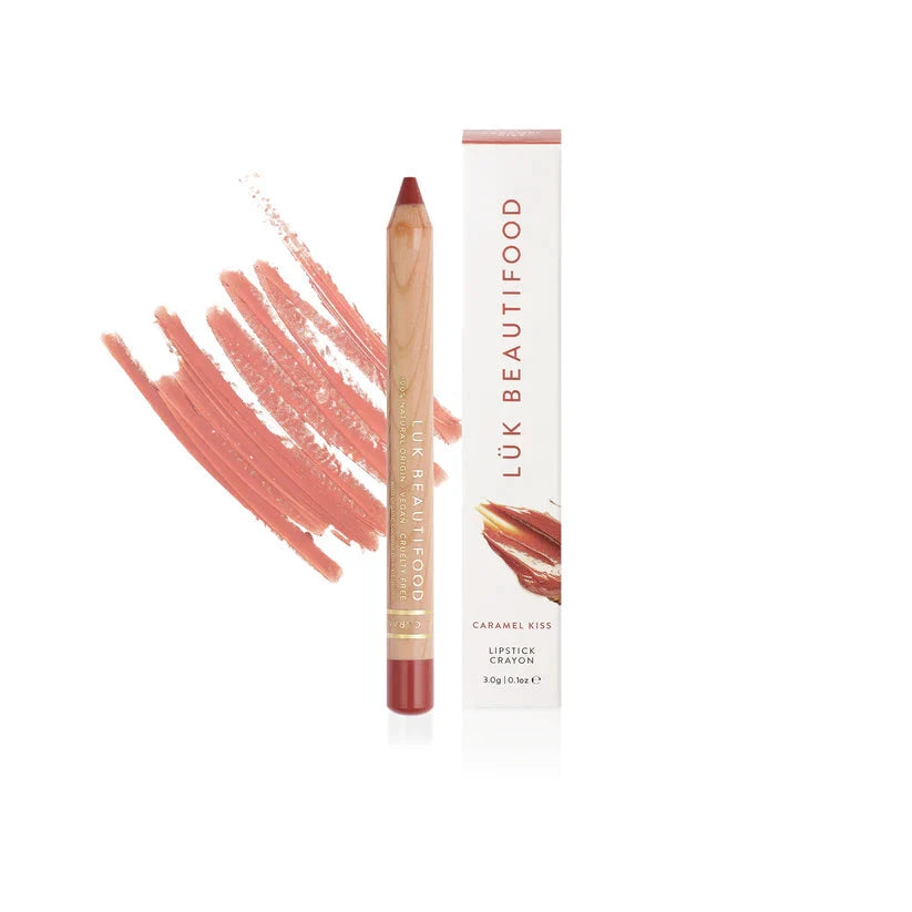 Natural Lipstick Crayon Luk Beautifood Caramel Kiss 