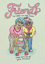 Old And Crazy Card Cards Wally Paper Co 