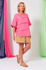 La Vie Pintuck Top - Candy Top Eb & Ive 