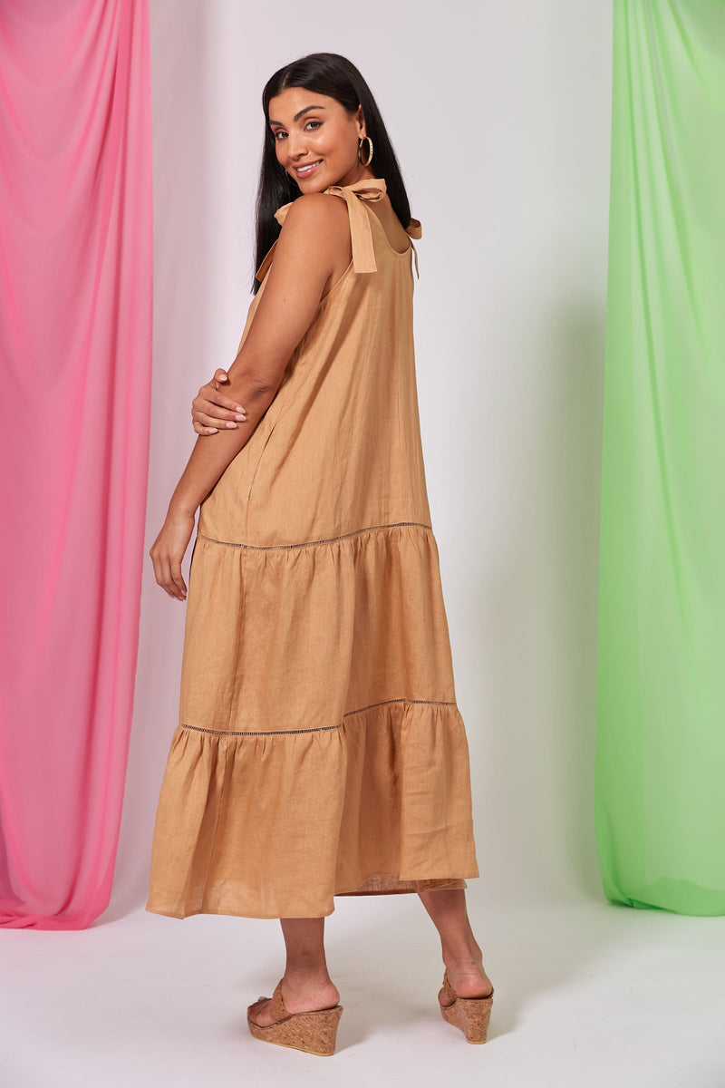 La Vie Tie Maxi - Caramel Top Eb & Ive 