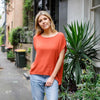 Jane Scoop Top - Rust Shirts & Tops Boho Australia 