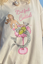 Mermaid Cocktail T-Shirt Tee Palm Collective 