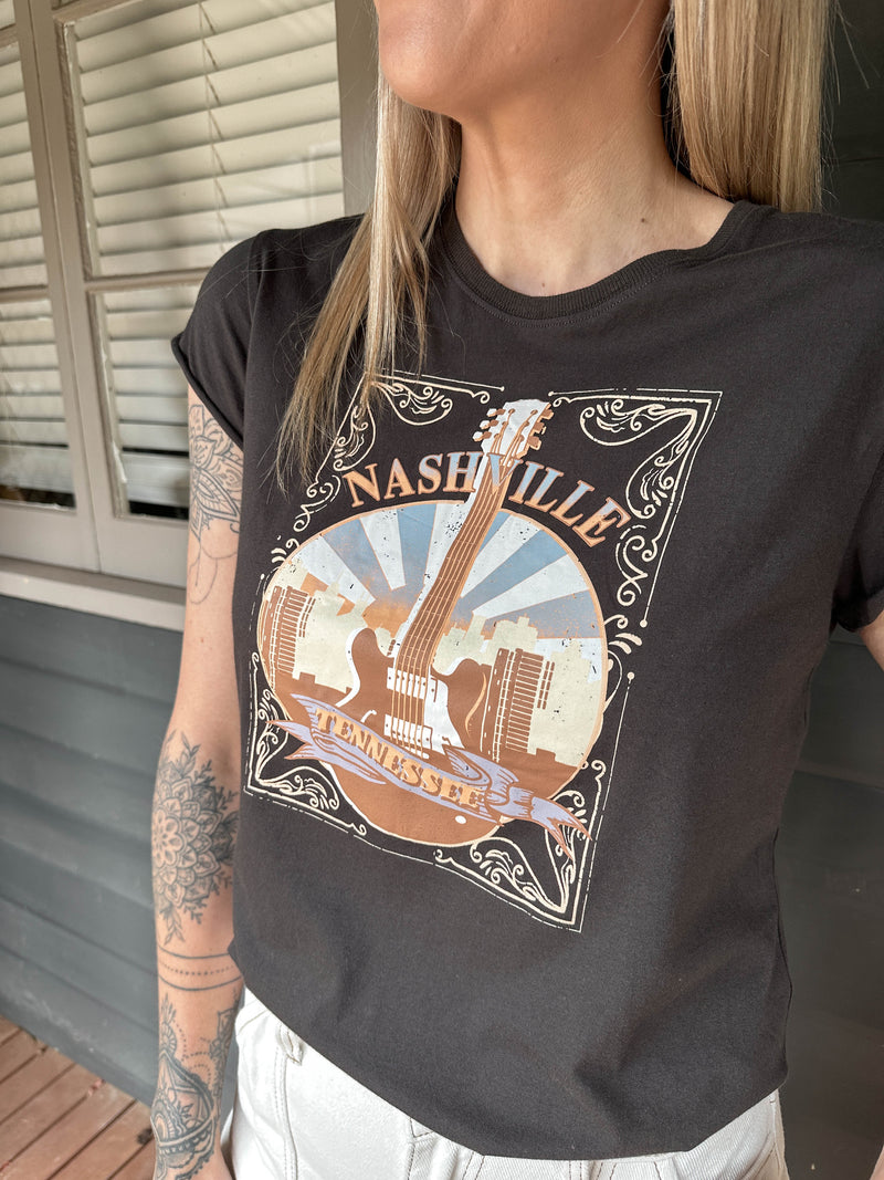 Nashville Tennessee Tee Tshirt Paper Heart 