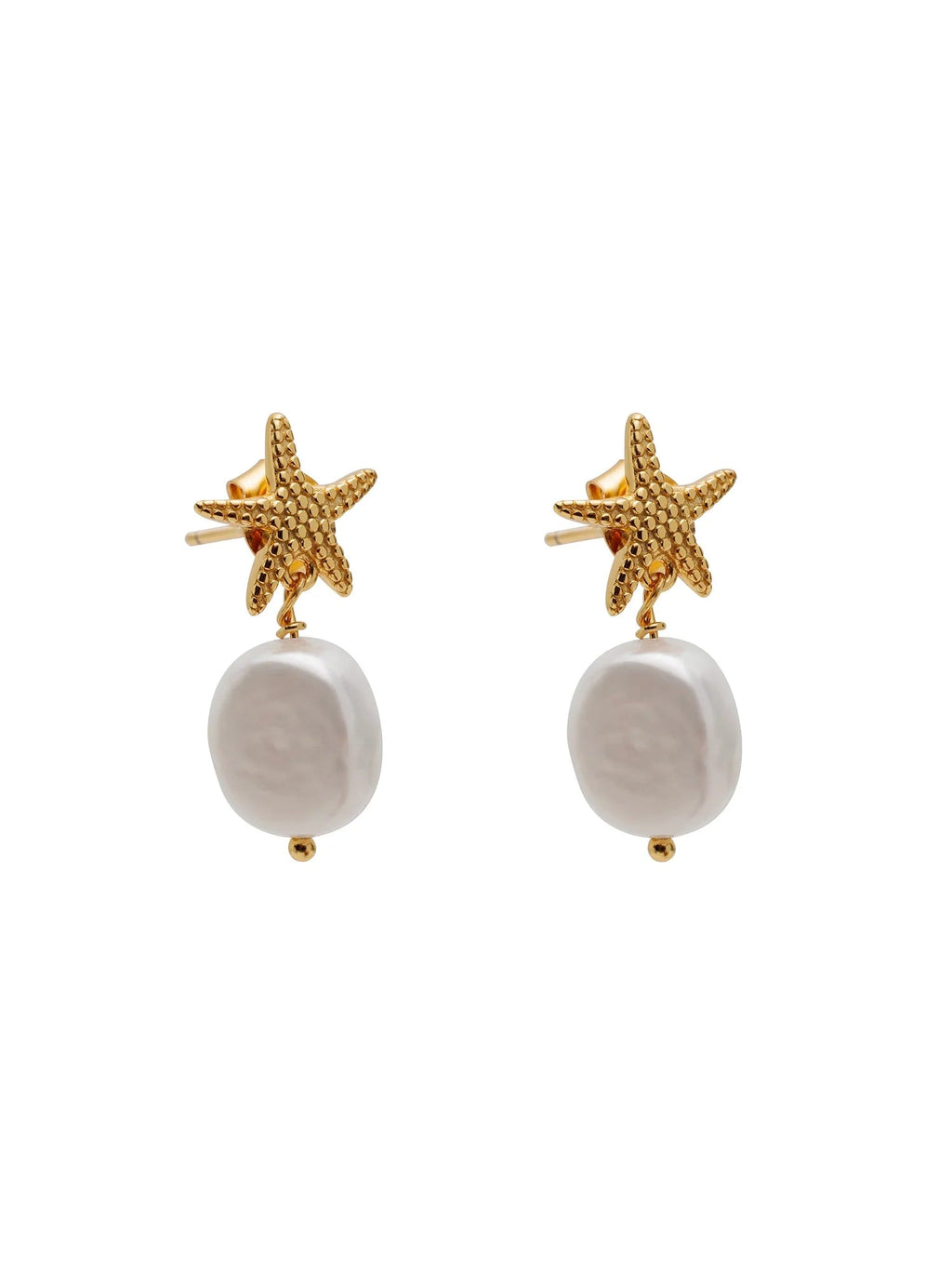 Oceane Star Earrings Jewellery Malakai The Label Gold 