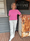 Oversized Tee - Bright Pink Tshirt Silent Theory 