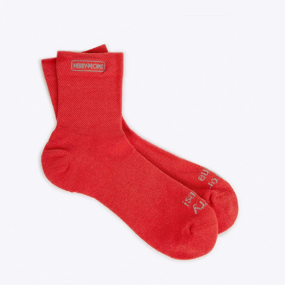 Merry People Crew Socks - Red Socks Merry People 