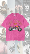 Ride Till Death Oversized Tee - Pink Tee Maku 