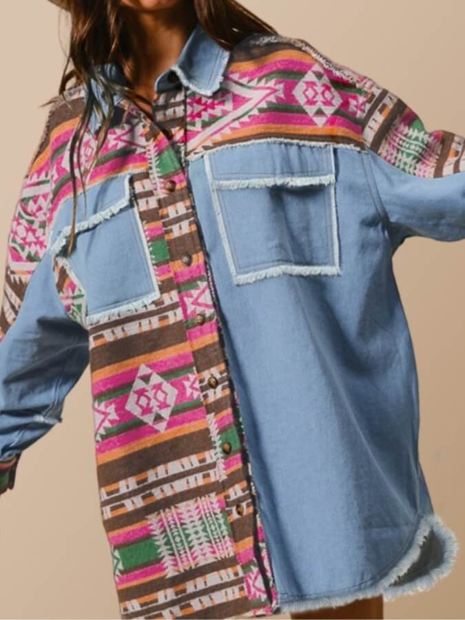 Aria Aztec Coat Coat Smaibulun 