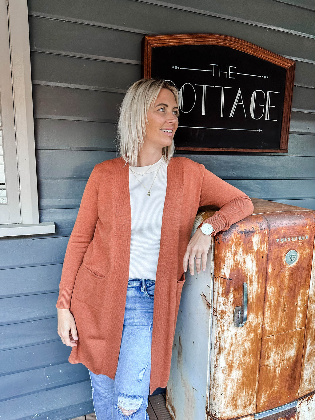 Sambara Cardigan - Rust Cardigan Sambara 