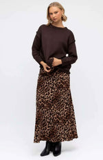 Antonia Knit - Chocolate Knit Paper Heart 