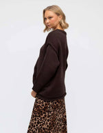 Antonia Knit - Chocolate Knit Paper Heart 