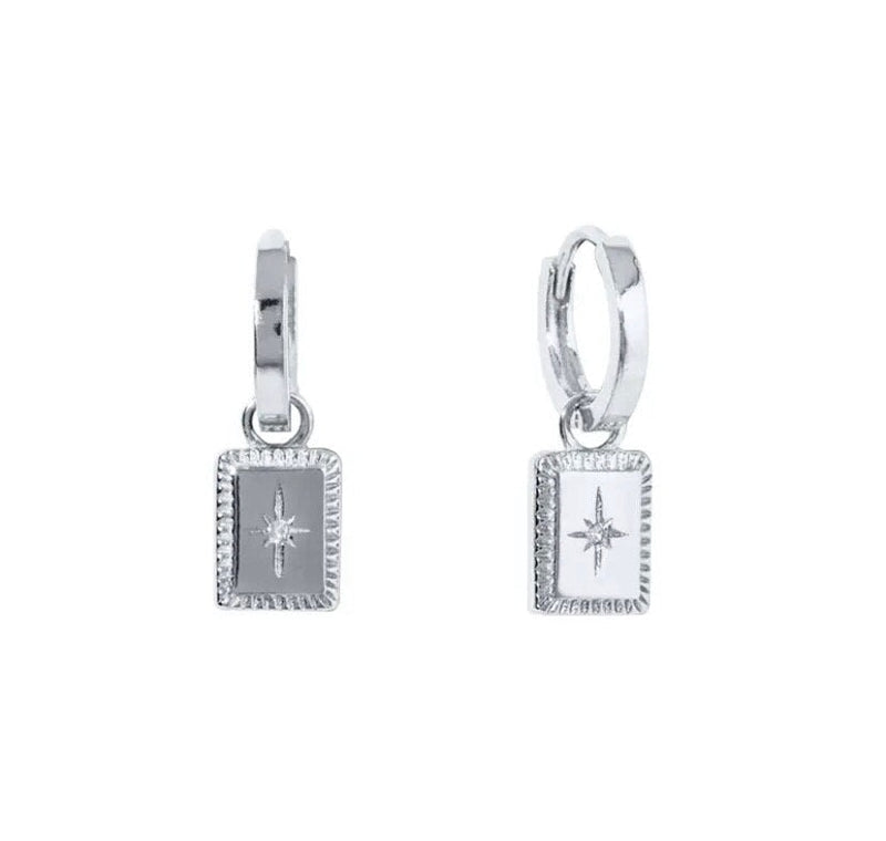 Tallow Earrings: Silver Sea Soul Home 