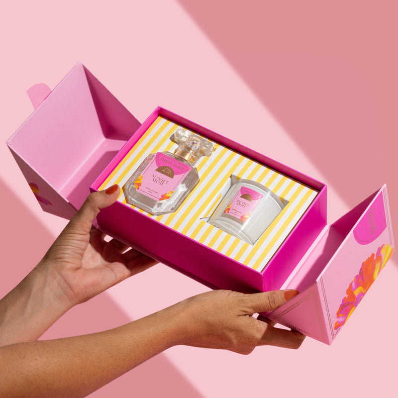 Sunset Muse Giftset Candles Three Suns 