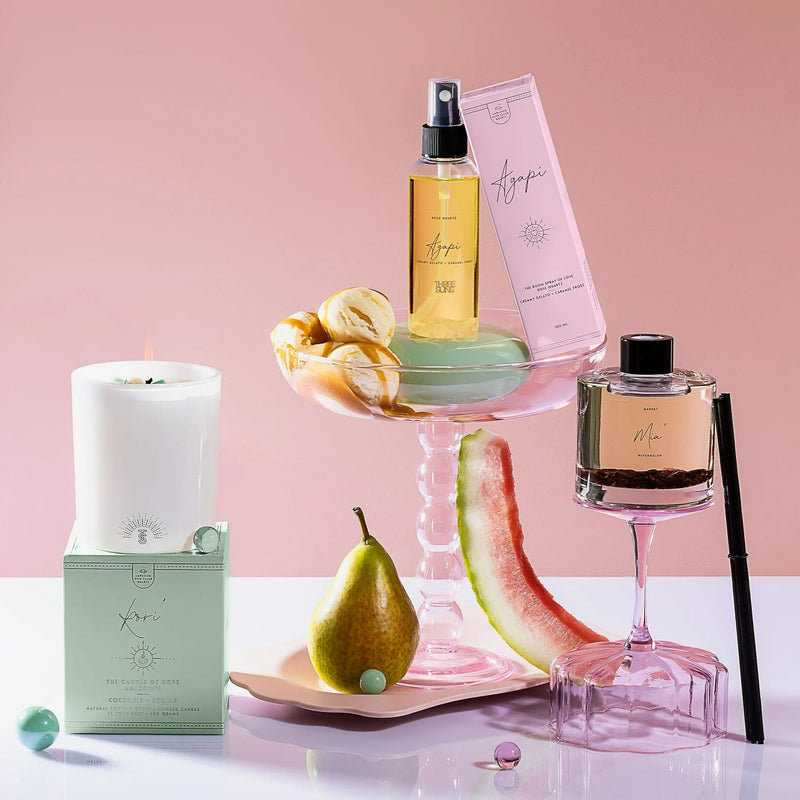 Kori' | Crystal Infused Candle Of Hope | Cocktails + Dreams Candles Three Suns 