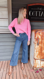 Vale Knit - Pink Knit White Closet 