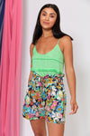 Verve Short - Navy Flourish Dress Eb & Ive 