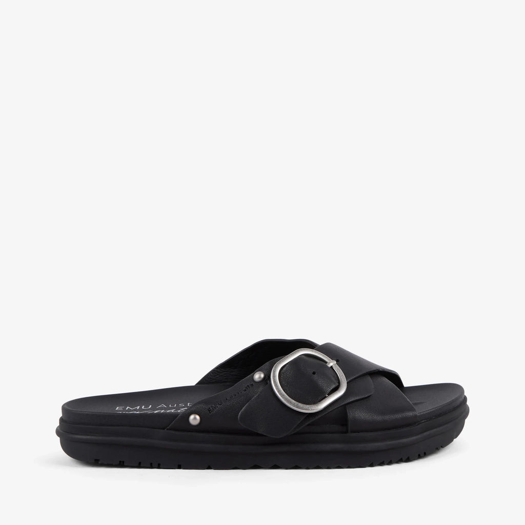 Ebony Sandal - Black Shoes Emu 