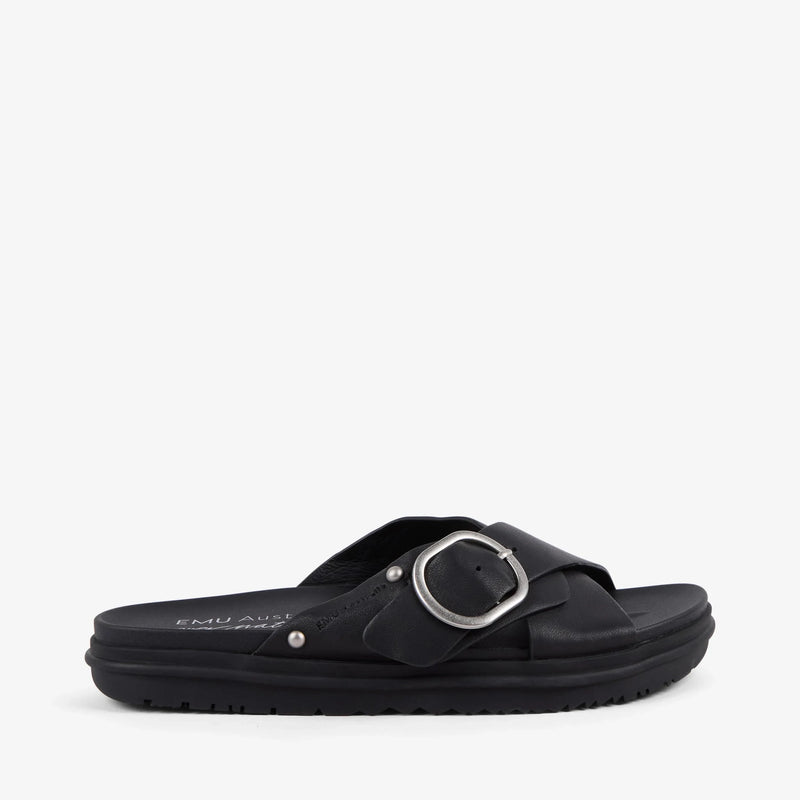 Ebony Sandal - Black Shoes Emu 