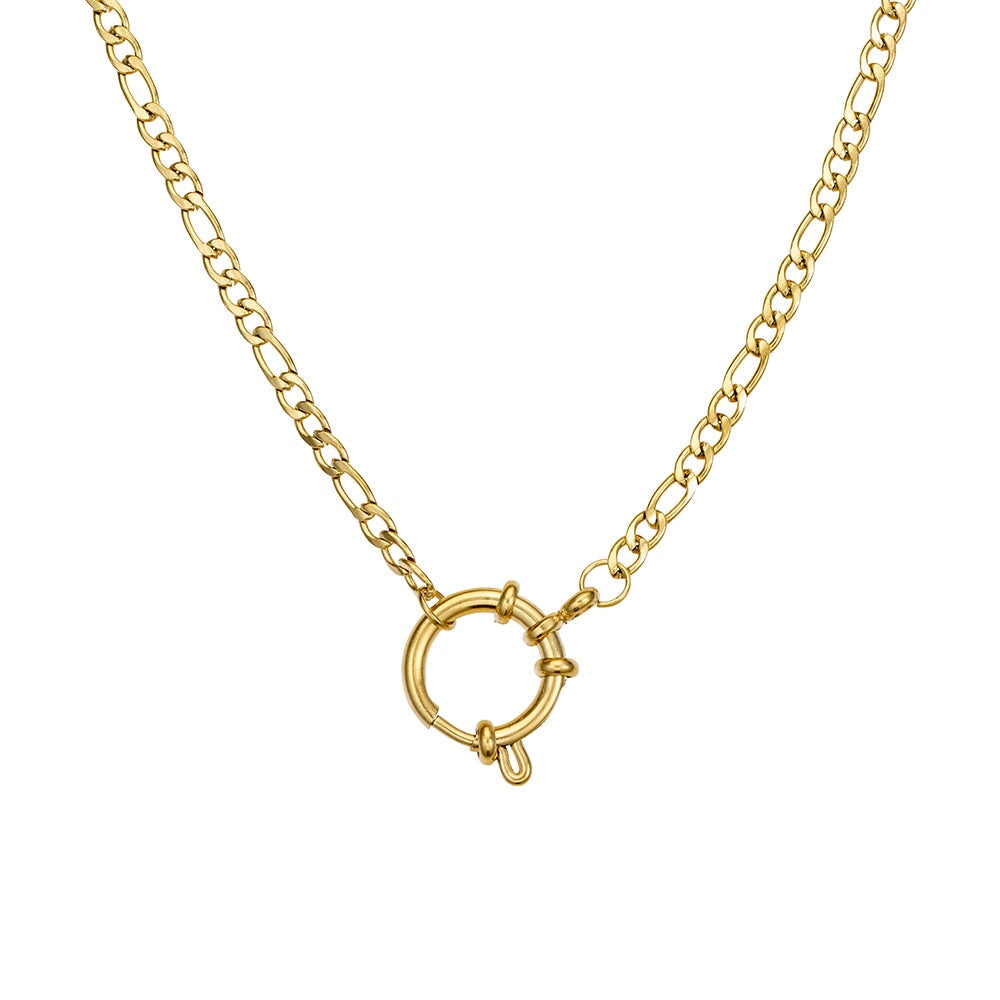 Stainless Steel Gold Plated Filigree Chain DPI Jewellery 