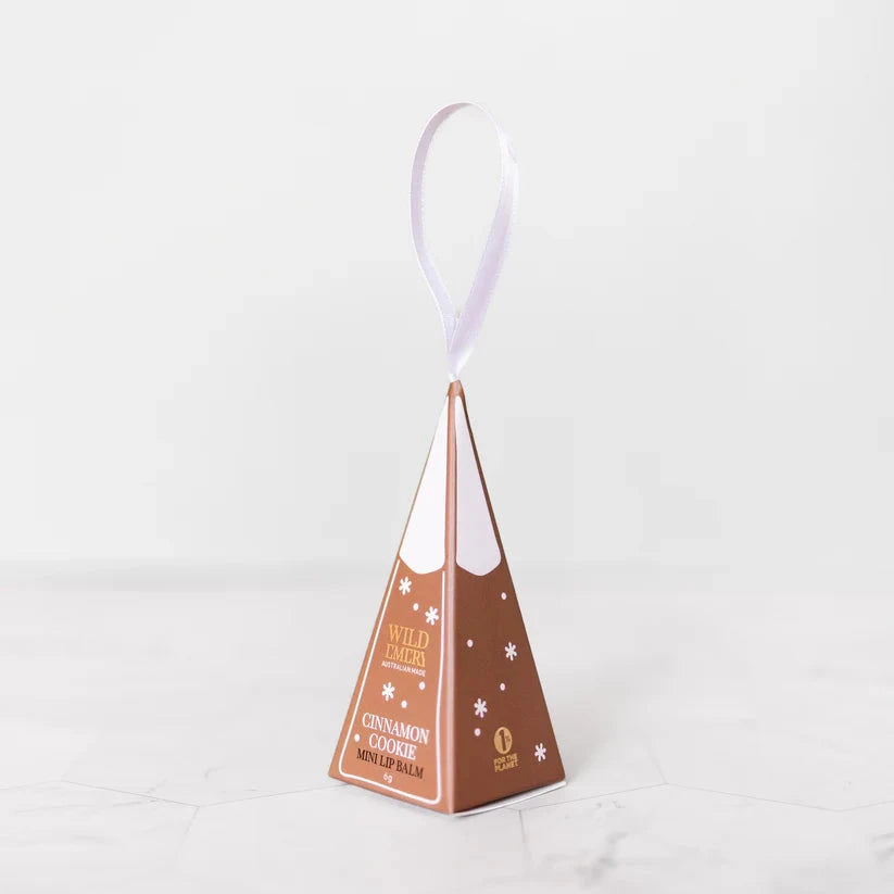 Cinnamon Cookie Mini Lip Balm Ornament Bath Salts Wild Emery 