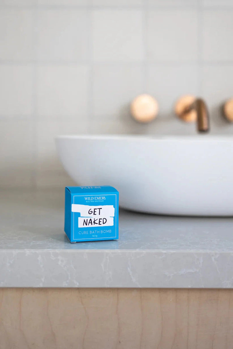 Get Naked Cheeky Neon Bath Bomb Bath Salts Wild Emery 