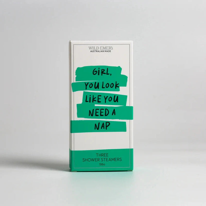 Girl, You Look Like You Need A Nap - Shower Steamer 3 Pack Bath Salts Wild Emery 