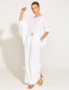 A Walk In The Park High Waisted Belted Wide Leg Pant - White Pants Fate + Becker 