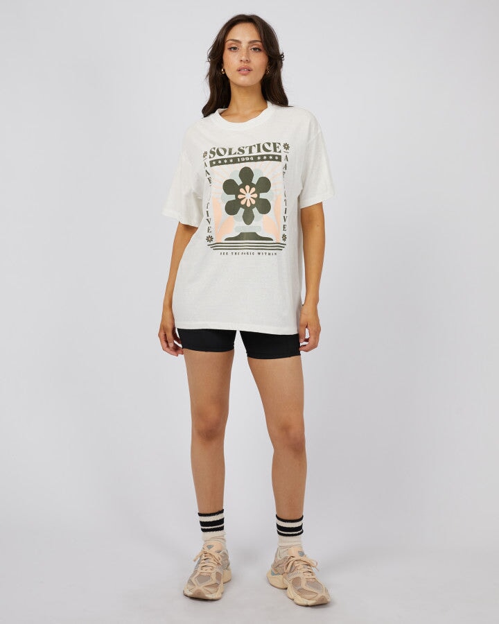 Active Solstice Oversized Tee Vintage White Tee All About Eve 