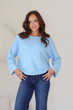 Milly Stitch Knit - Blue Knit Miracle 