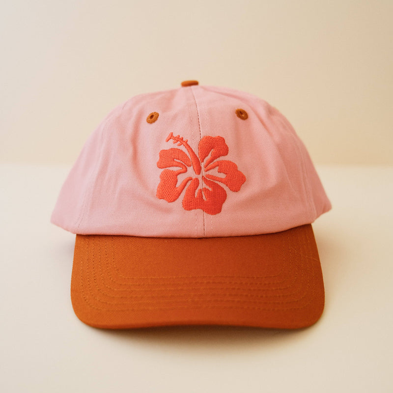 Hibiscus embroidered cap cai & jo 