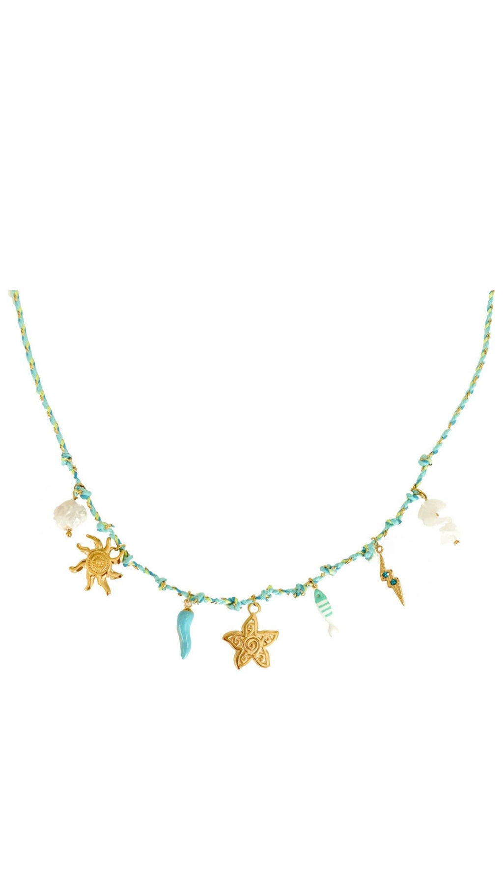 Starfish Blue Ocean Rope Necklace Sea Soul Home 