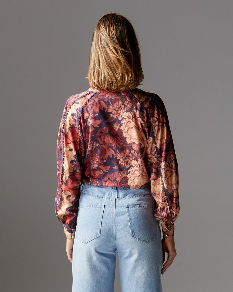 Berry Kiss Blouse - Floral Blouse Fate + Becker 