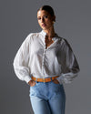 Berry Kiss Blouse - Ivory Blouse Fate + Becker 