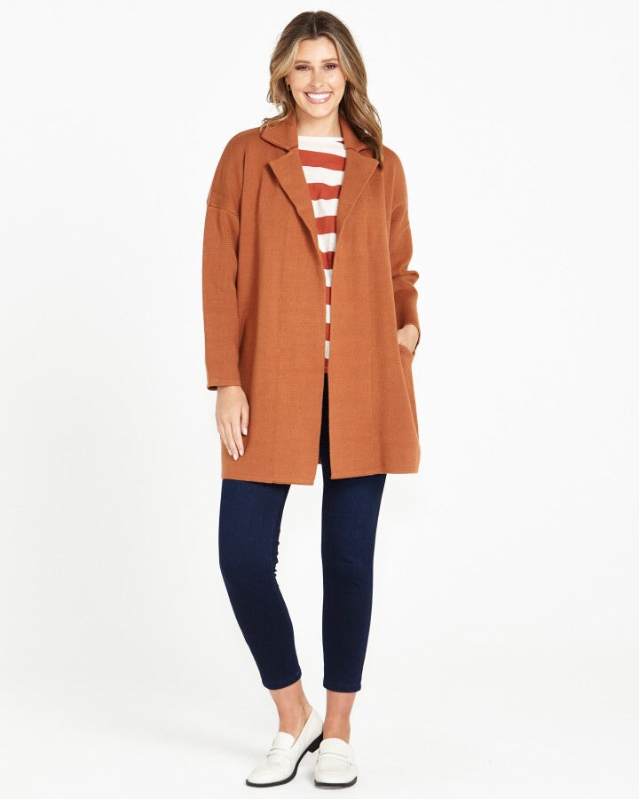 Bristol Coatigan - Caramel Jacket Betty Basics 