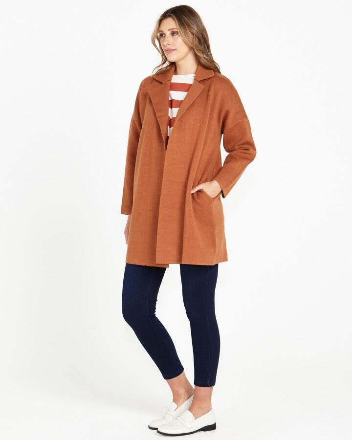 Bristol Coatigan - Caramel Jacket Betty Basics 