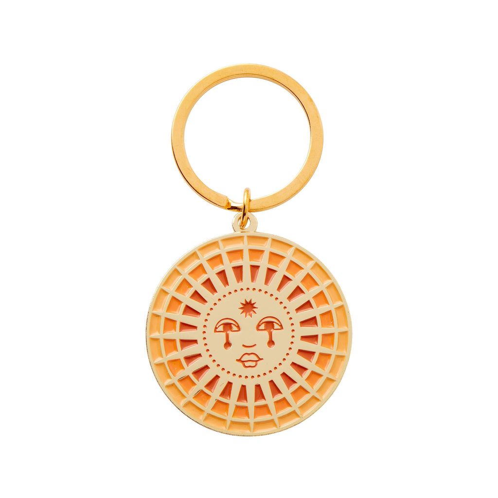 Sun Enamel Keychain: Loose cai & jo 