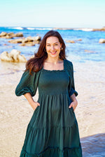 Cian Dress - Green Dresses Boho Australia 