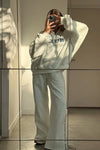 **PRE ORDER** Cloud Racer Sweatpants - Gray Marle trackpant Cracker Day Club 