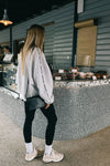 **PRE ORDER** Cloud Quarter Zip Sweat - Grey Marle Jumper Cracker Day Club 