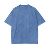 Flaming Love Oversized Tee - Blue Tee Maku 