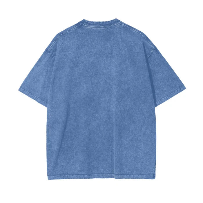 Mermaid Oversized Tee - Blue Tee Maku 