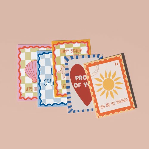 You Are My Sunshine GREETING CARD. postage stamp aesthetic From Rosalie 