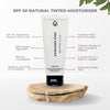 SPF 50 Natural Tinted Moisturiser - Light Avocado Zinc 