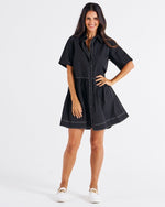 Denver Cotton Dress - Black Dress Betty Basics 