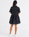 Denver Cotton Dress - Black Dress Betty Basics 