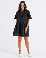 Denver Cotton Dress - Black Dress Betty Basics 